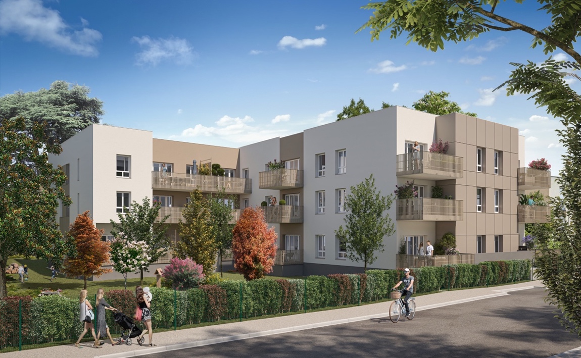 Première pierre d'Atlaseo, un programme de logements sociaux bas carbone à Bron