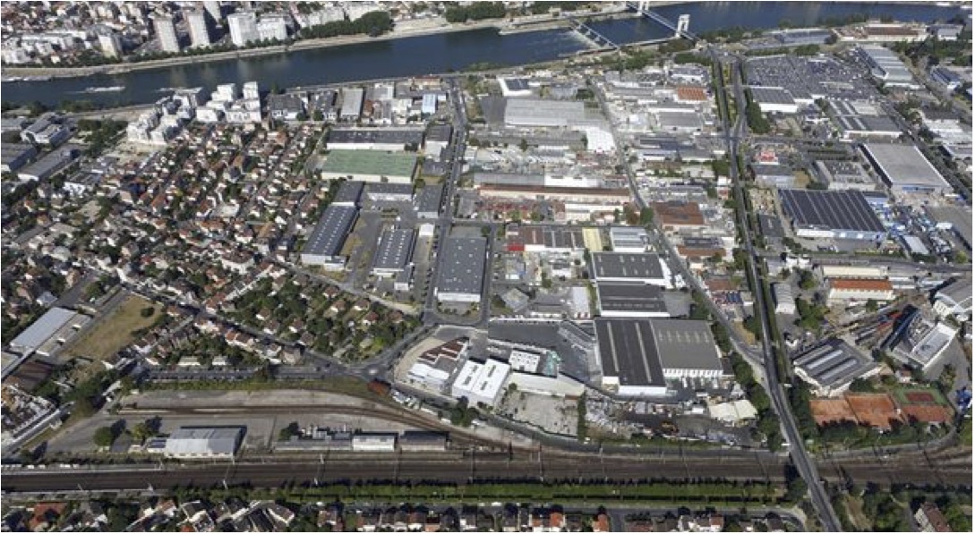Vue aérienne de la ZAC Seine Gare Vitry (37 ha) - © EPA Orsa / Philippe Guignard EPA ORSA / Philippe Guignard