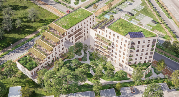 Zac du Mas du Taureau (c) Vincent Lavergne Architecture Urbanisme
