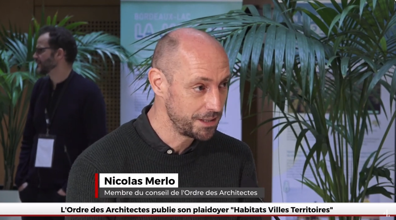 L'Ordre des Architectes publie son plaidoyer 