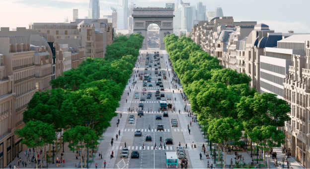Les voies piétonnes, les arbres et le marketing peuvent-ils « Réenchanter les Champs-Élysées » ? 